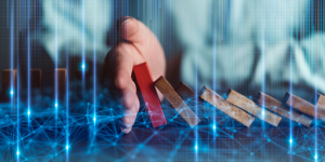 moderner / technischer noch stärker Richtung Finanzwelt (z. B. Charts, Dokumente, Stempel, Paragraphenzeichen)